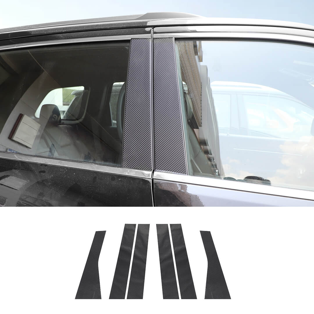 For 2011-2020 Jeep Grand Cherokee WK2 Car Window Pillar Post Door Trim Cover (6 pcs)