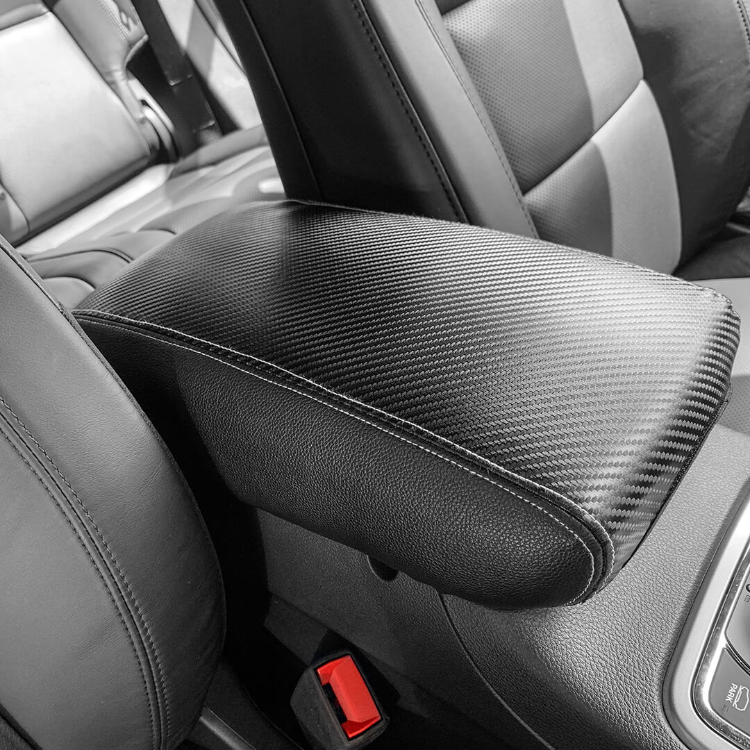 For 2011-2020 Jeep Grand Cherokee WK2 Central Console Armrest Guard Sleeve Mat Pad Leather Cover - Image 4