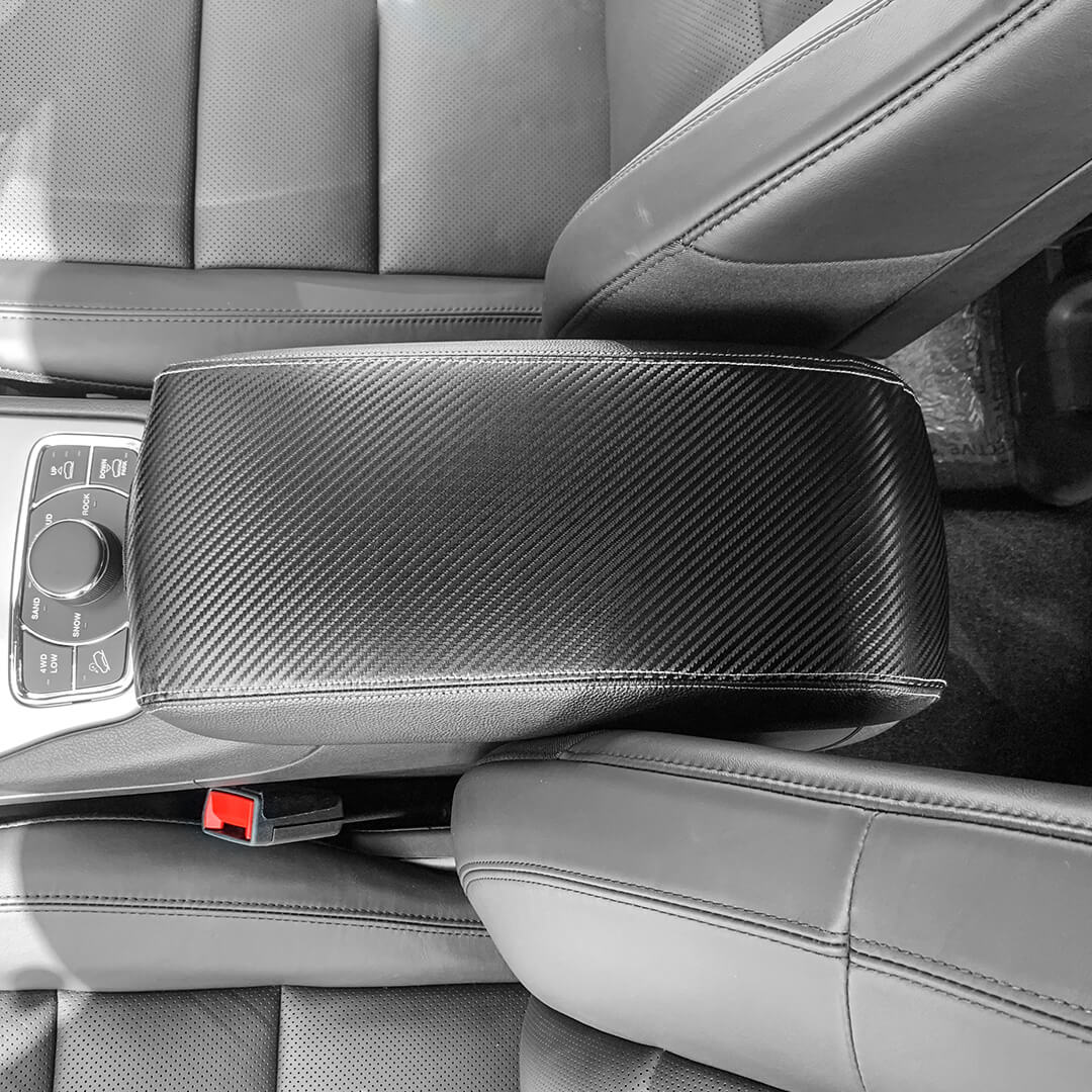 For 2011-2020 Jeep Grand Cherokee WK2 Central Console Armrest Guard Sleeve Mat Pad Leather Cover - Image 7