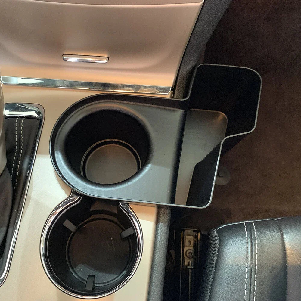 For 2011-2020 Jeep Grand Cherokee WK2 Central Phone Bracket Gear Cup Holder Storage Box (3 pcs) - Image 3