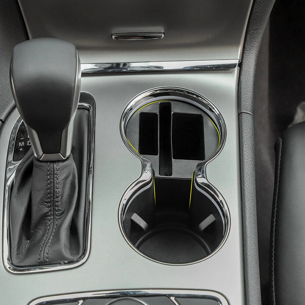 For 2011-2020 Jeep Grand Cherokee WK2 Central Phone Bracket Gear Cup Holder Storage Box (3 pcs) - Image 6