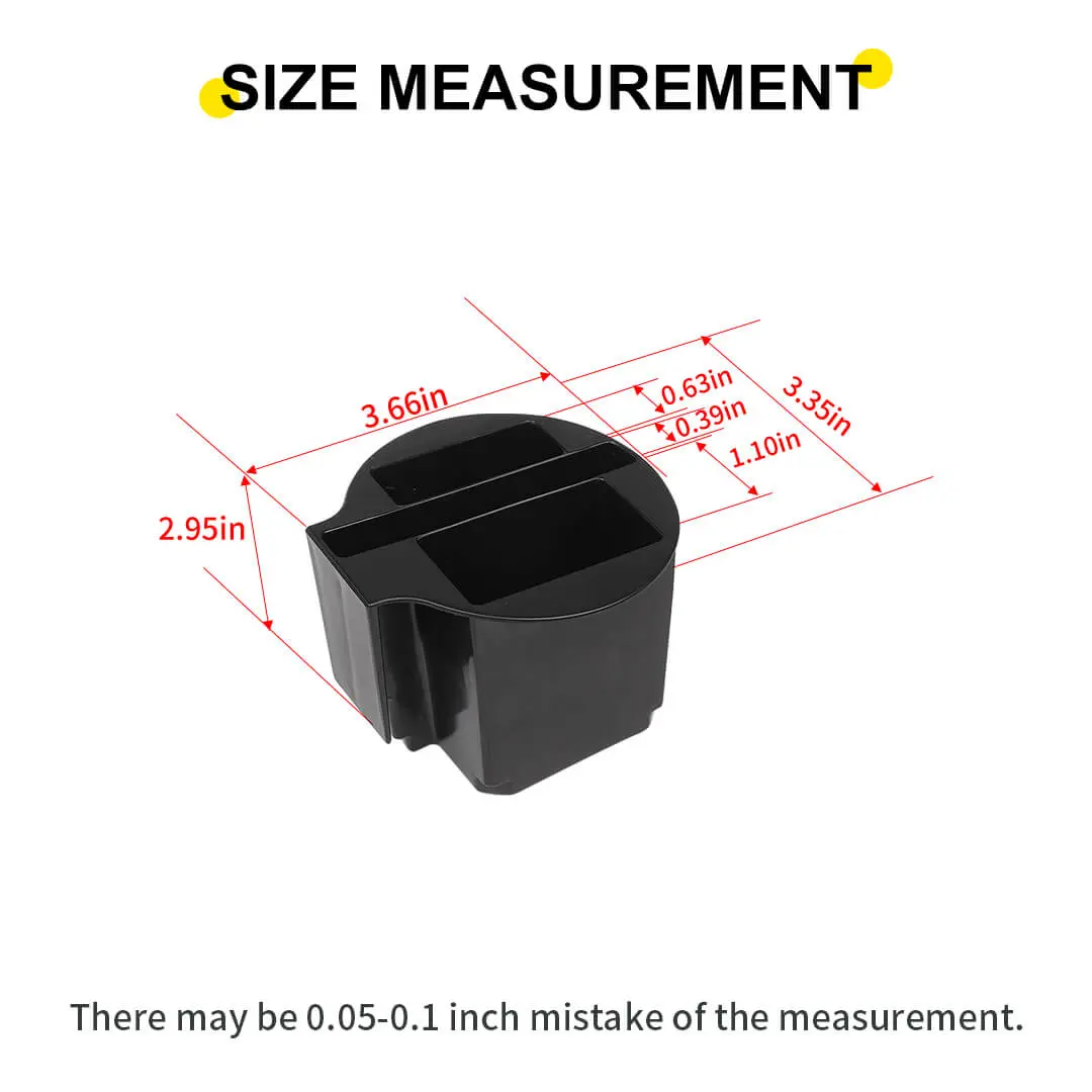For 2011-2020 Jeep Grand Cherokee WK2 Central Water Cup Holder Storage Box Organizer - Image 10