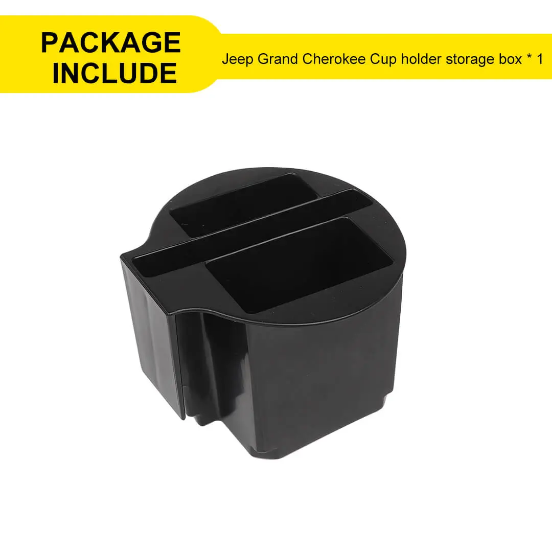 For 2011-2020 Jeep Grand Cherokee WK2 Central Water Cup Holder Storage Box Organizer - Image 11