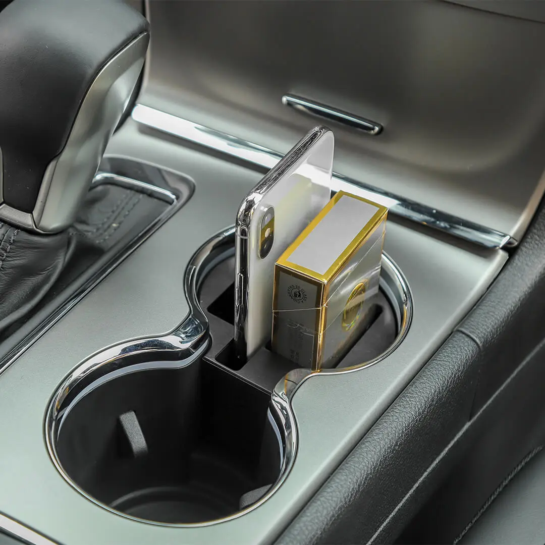 For 2011-2020 Jeep Grand Cherokee WK2 Central Water Cup Holder Storage Box Organizer - Image 5