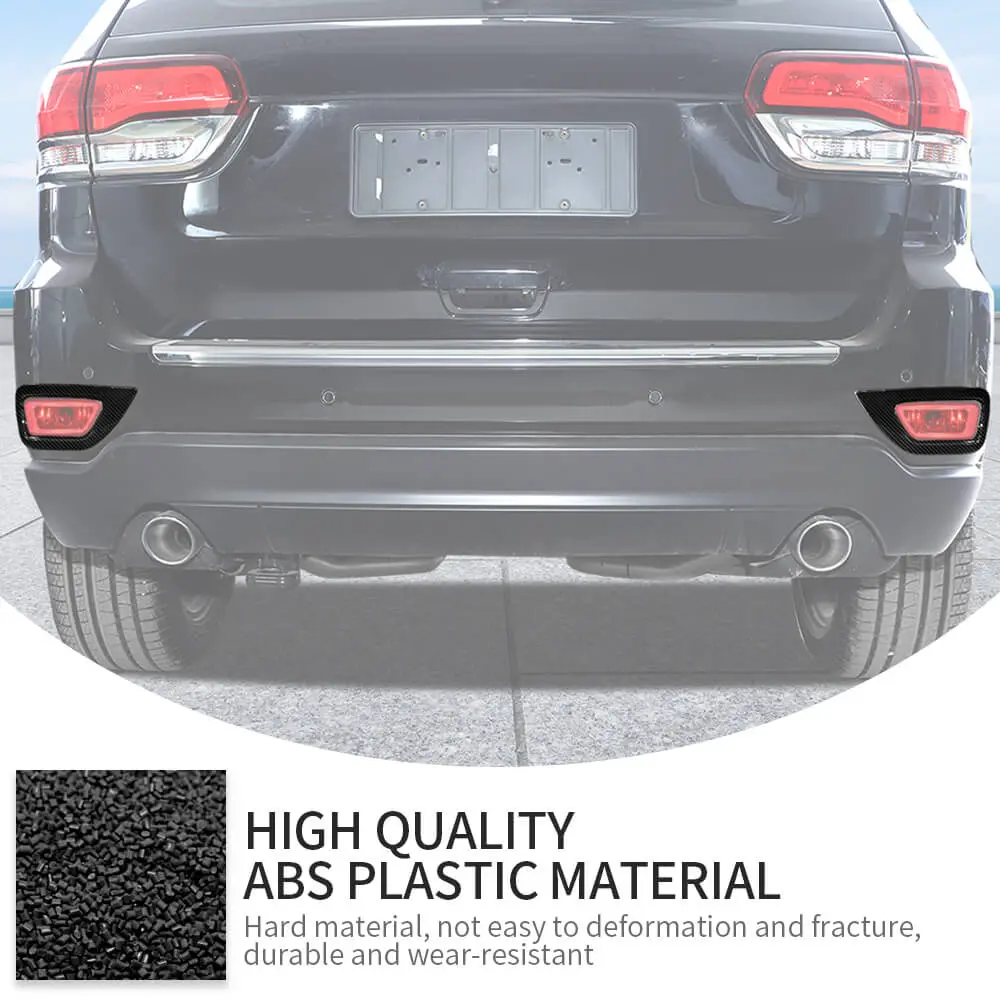 For 2011-2021 Jeep Grand Cherokee WK2 Exterior Rear Fog Light Lamp Cover - Image 7