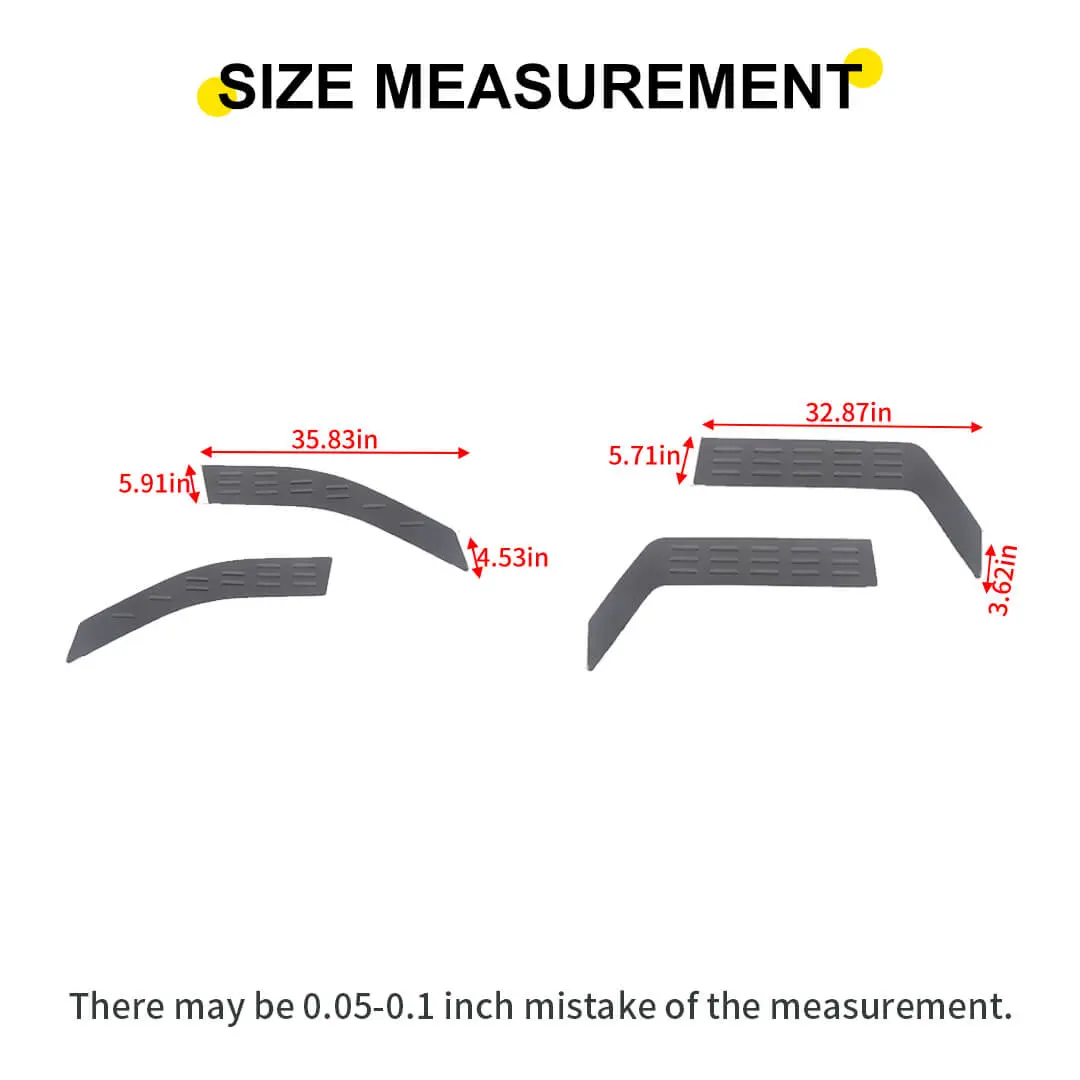 For 2011-2020 Jeep Grand Cherokee WK2 Front Rear Window Louvers Air Vent Trim Cover Accessories - Image 9