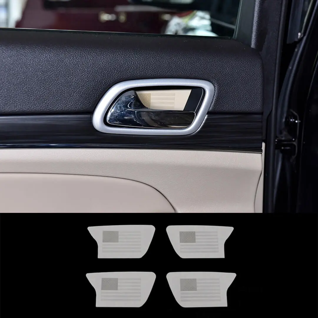 For 2011-2020 Jeep Grand Cherokee WK2 Inner Door Handle Bowl Decor Sticker - Image 14