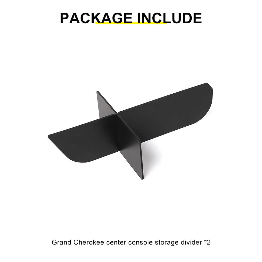 For 2011-2020 Jeep Grand Cherokee WK2 Interior Armrest Box Storage Partition Accessories (2 pcs) - Image 10