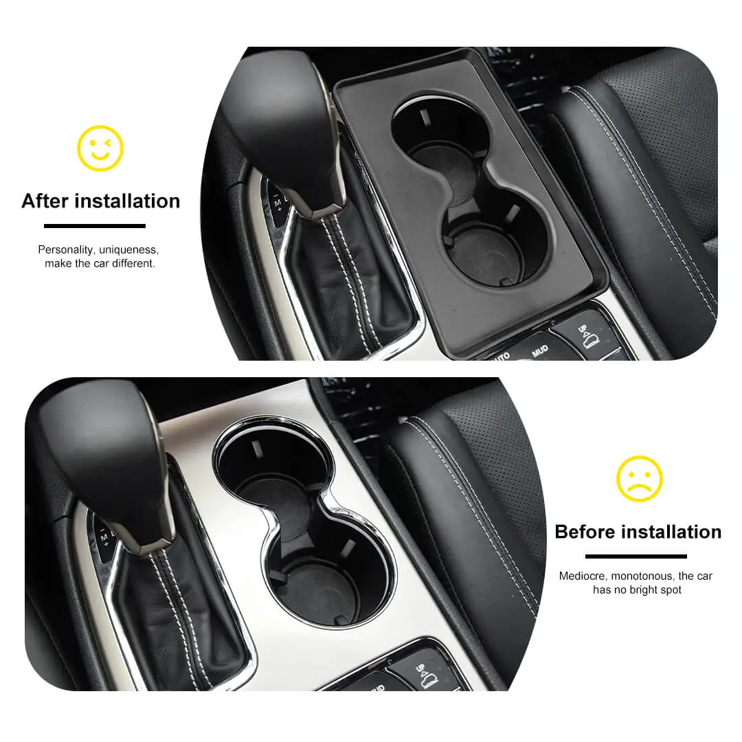 For 2011-2020 Jeep Grand Cherokee WK2 Interior Gear Shift Cup Holder Storage Box - Image 2