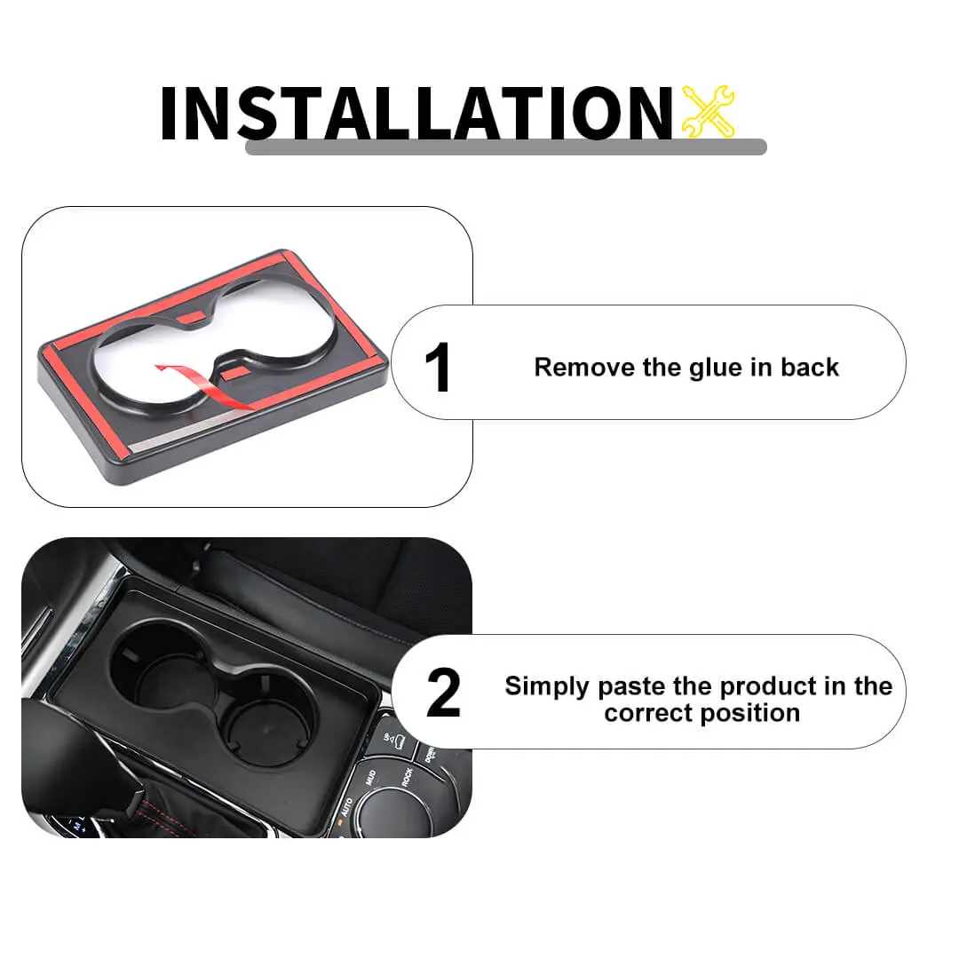 For 2011-2020 Jeep Grand Cherokee WK2 Interior Gear Shift Cup Holder Storage Box - Image 8
