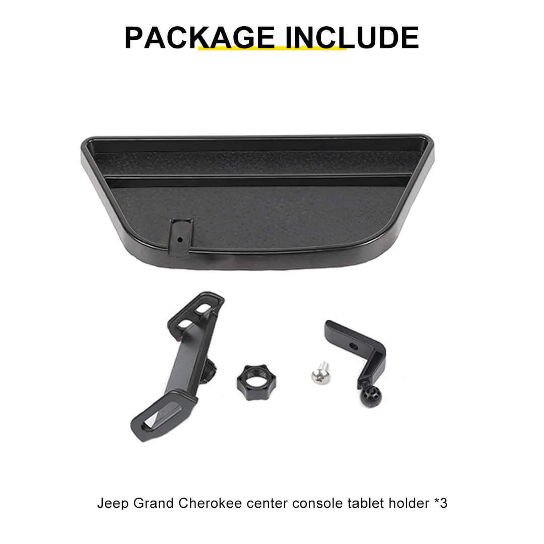 For 2011-2020 Jeep Grand Cherokee WK2 Interior Mulfuntion Dashboard tablet stand Holder Storage Box Tray Bracket - Image 9