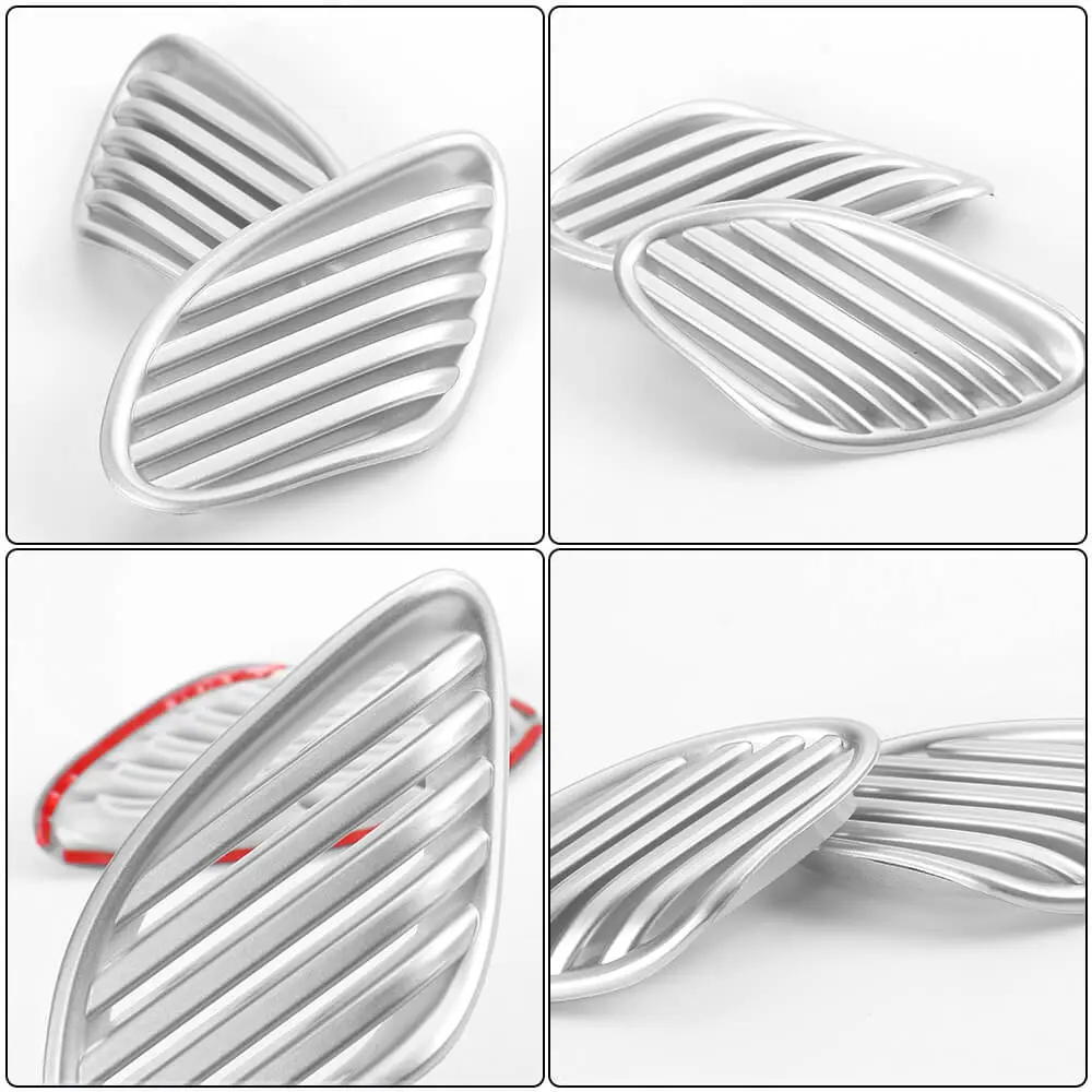 For 2011-2020 Jeep Grand Cherokee WK2 Rear Lower Air Outlet Vent Cover Trim Decor - Image 9
