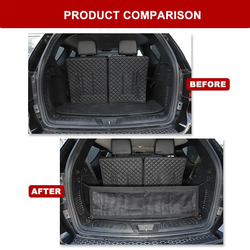 For 2011-2020 Jeep Grand Cherokee WK2 Rear Trunk Shelf Mesh Net Storage Bag - Image 2