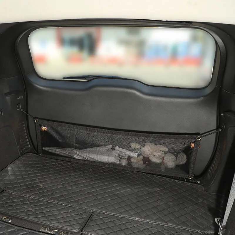 For 2011-2020 Jeep Grand Cherokee WK2 Rear Trunk Shelf Mesh Net Storage Bag - Image 3