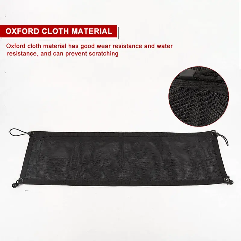 For 2011-2020 Jeep Grand Cherokee WK2 Rear Trunk Shelf Mesh Net Storage Bag - Image 9