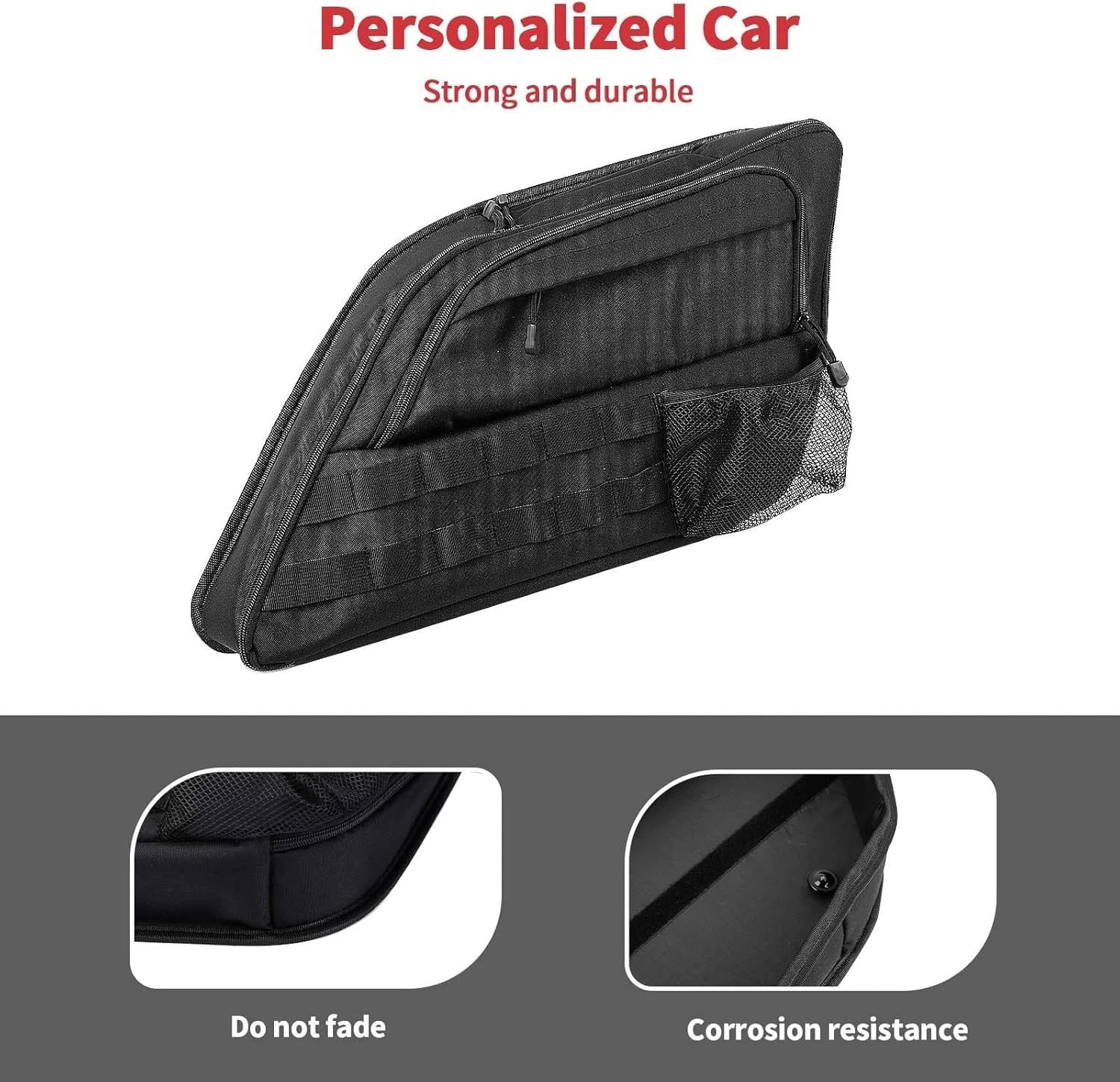For 2011-2020 Jeep Grand Cherokee WK2 Rear Trunk Side Window Storage Bag Pack Accessories (2 pcs) - Image 4