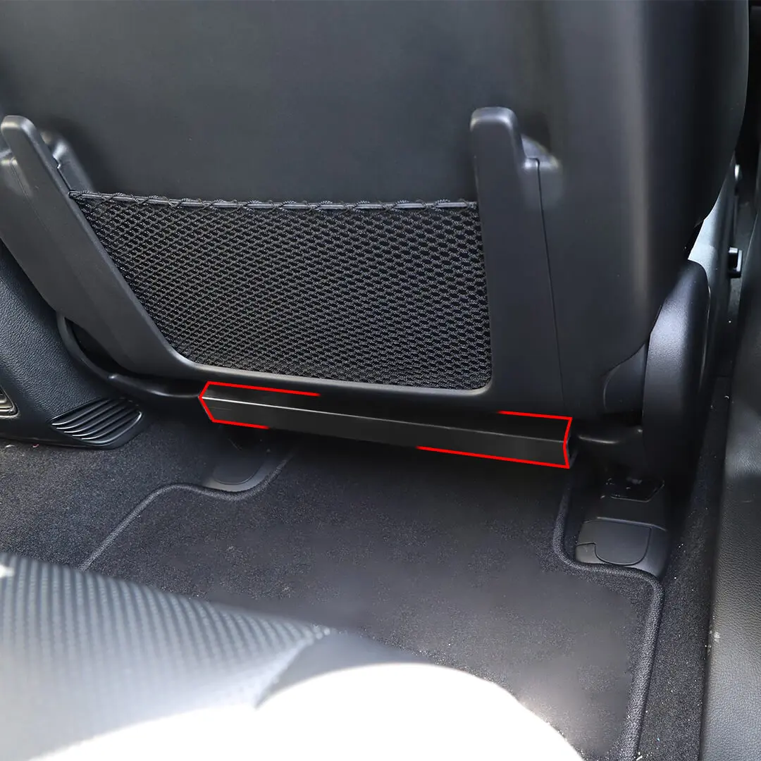 For 2011-2020 Jeep Grand Cherokee WK2 Seat Back Anti-kick Panel Protection Trim Cover (2 pcs) - Image 3