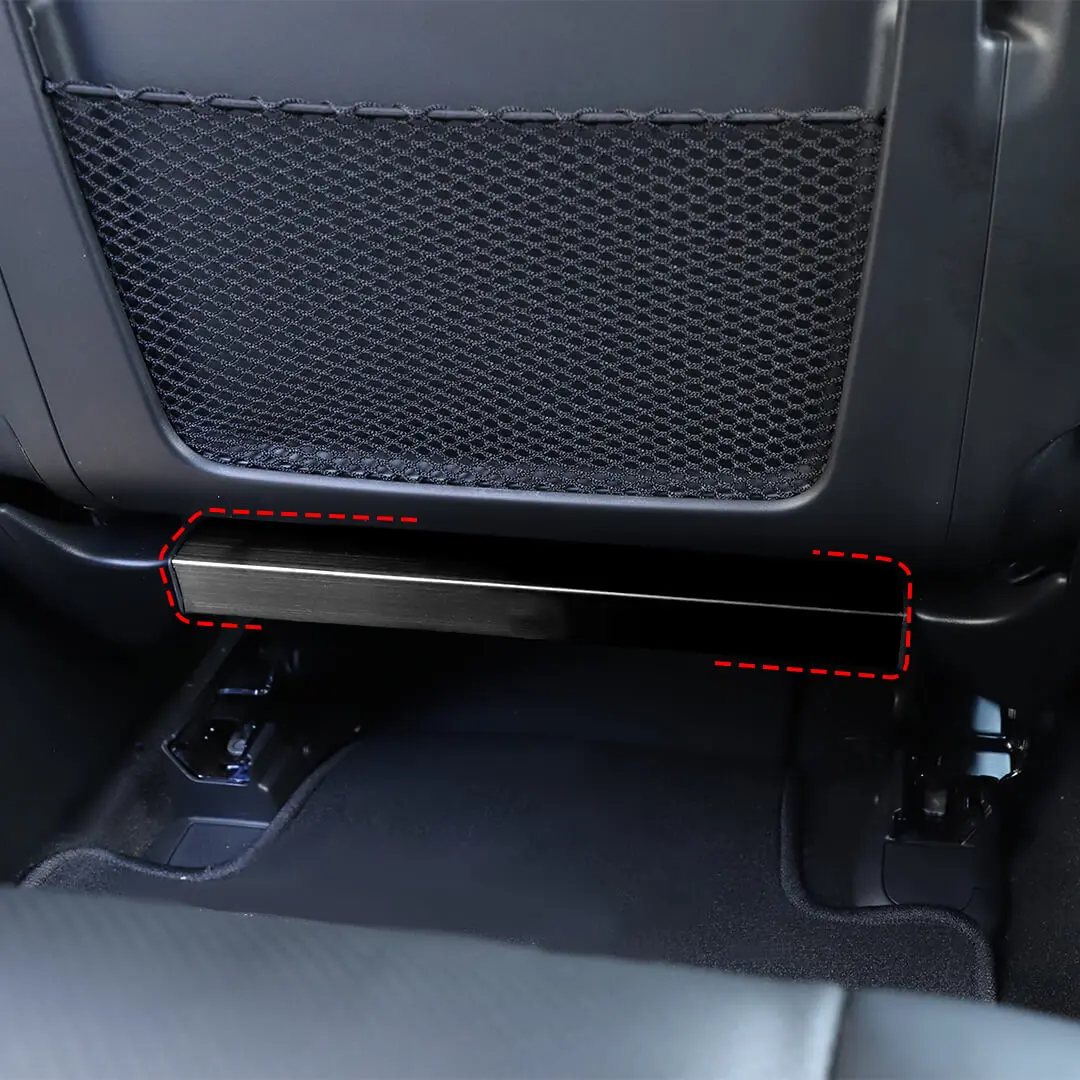 For 2011-2020 Jeep Grand Cherokee WK2 Seat Back Anti-kick Panel Protection Trim Cover (2 pcs) - Image 6