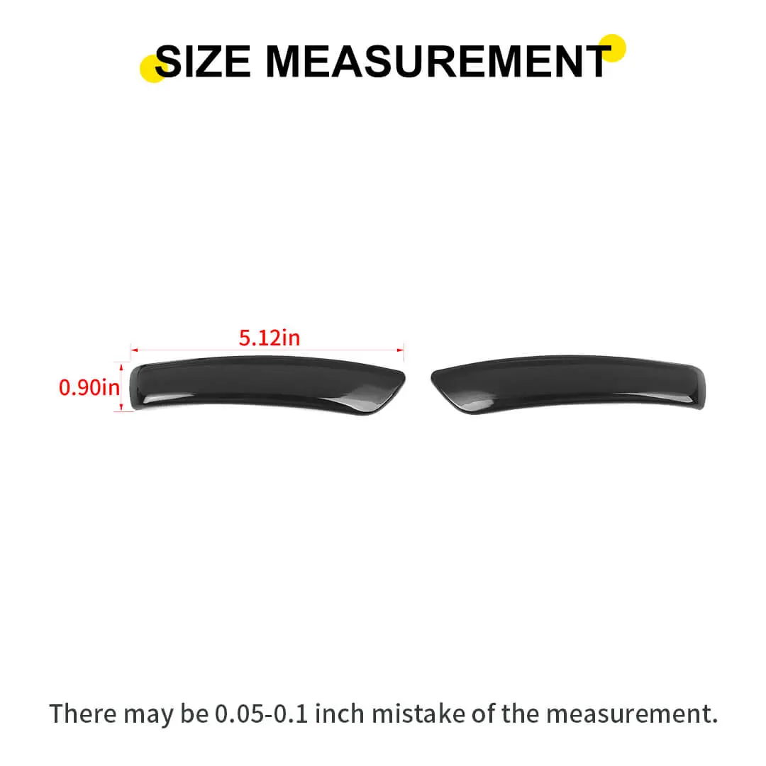 For 2011-2020 Jeep Grand Cherokee WK2 Smoked Black Rearview Mirror Turn Signal Light Trim Cover (2 pcs) - Image 10