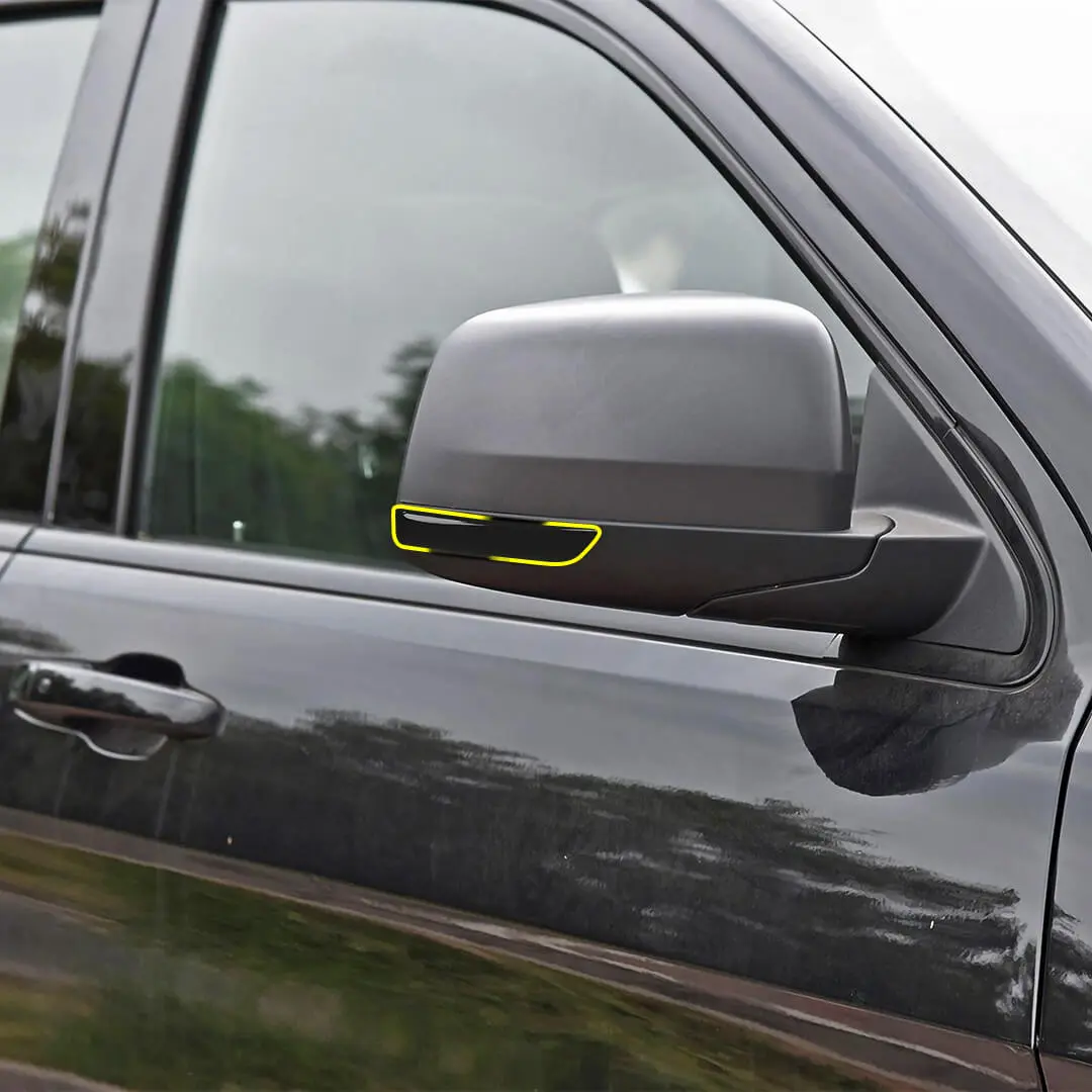 For 2011-2020 Jeep Grand Cherokee WK2 Smoked Black Rearview Mirror Turn Signal Light Trim Cover (2 pcs) - Image 3