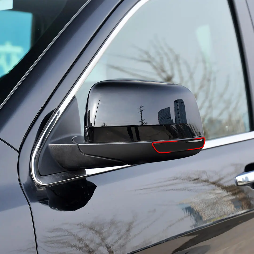For 2011-2020 Jeep Grand Cherokee WK2 Smoked Black Rearview Mirror Turn Signal Light Trim Cover (2 pcs) - Image 7