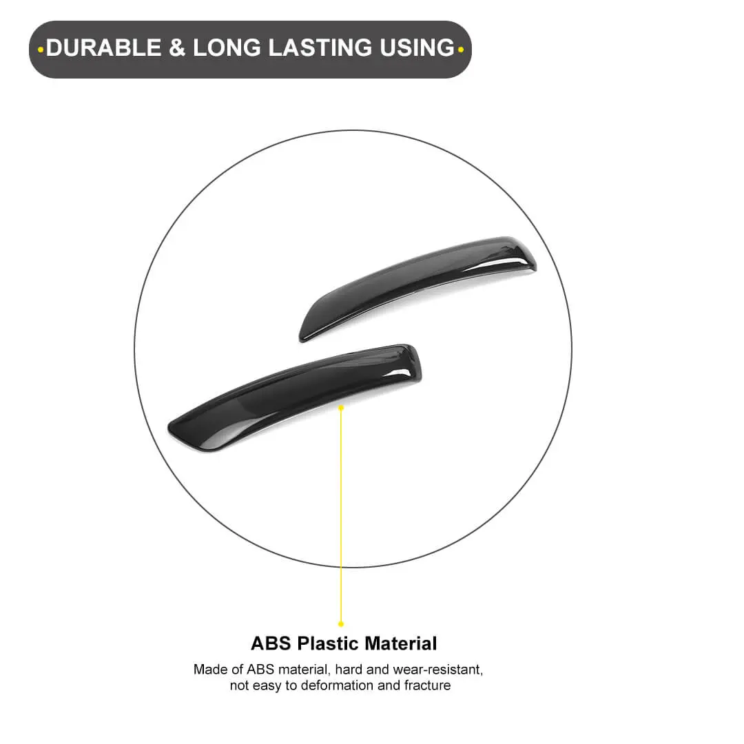 For 2011-2020 Jeep Grand Cherokee WK2 Smoked Black Rearview Mirror Turn Signal Light Trim Cover (2 pcs) - Image 9