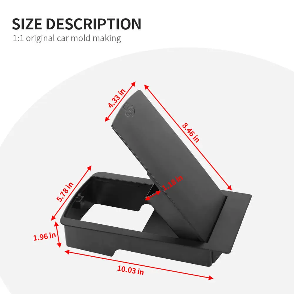 For 2011-2021 Jeep Grand Cherokee WK2 Interior Center Console Armrest Box Storage Box Accessories - Image 10