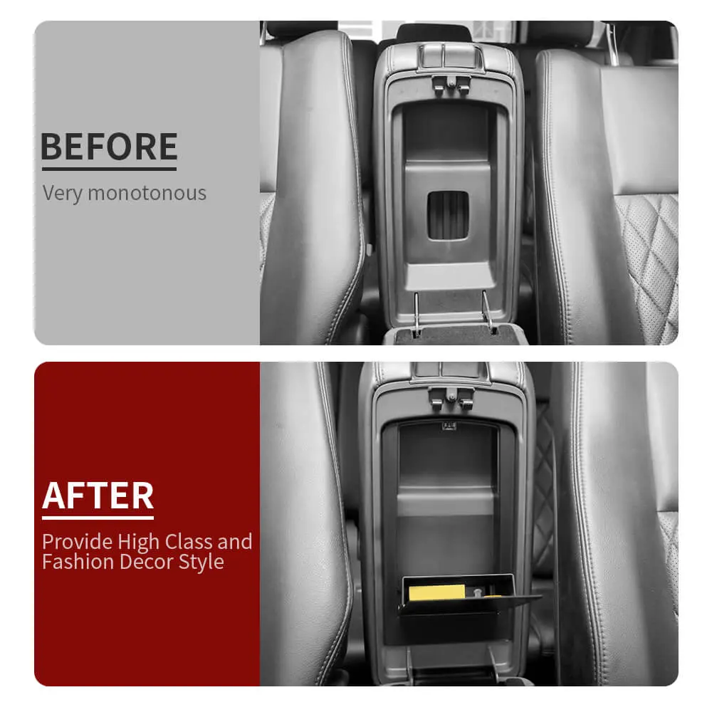 For 2011-2021 Jeep Grand Cherokee WK2 Interior Center Console Armrest Box Storage Box Accessories - Image 2