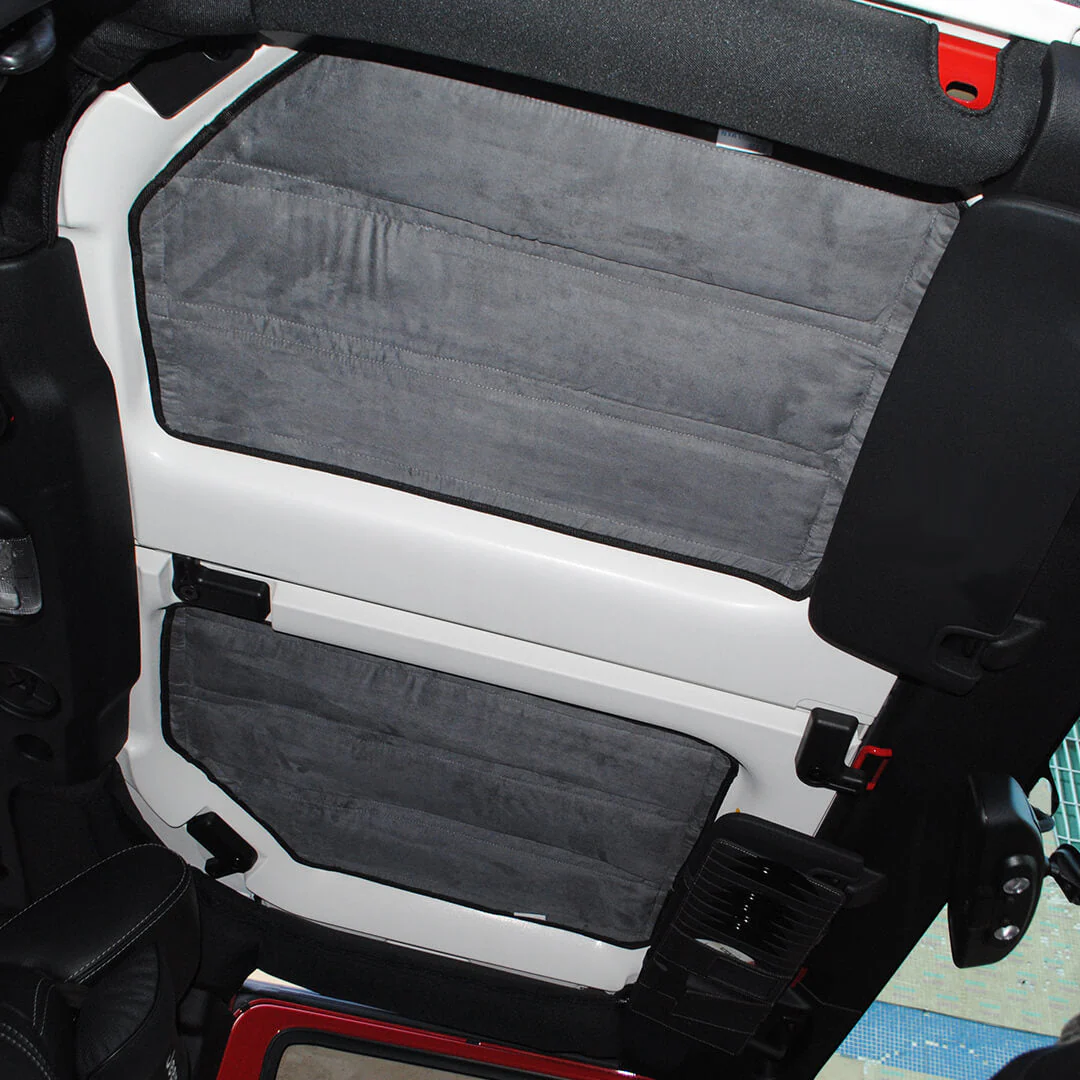 For 2012-2018 Jeep Wrangler JK Car Top Roof Insulation Cotton Sound Deadener (4 pcs) - Image 4