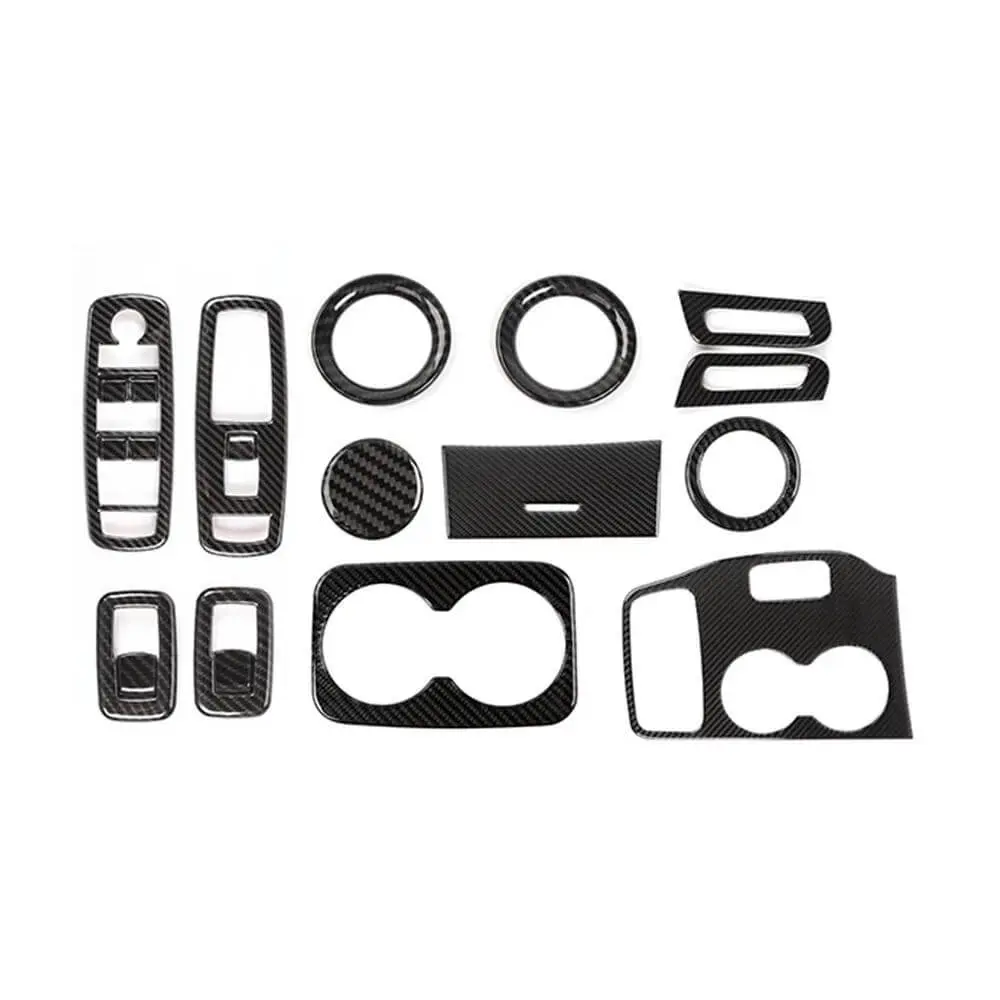 For 2014-2015 Jeep Grand Cherokee Interior Center Console Decoration Cover Trim Kit (13 pcs) - Image 7