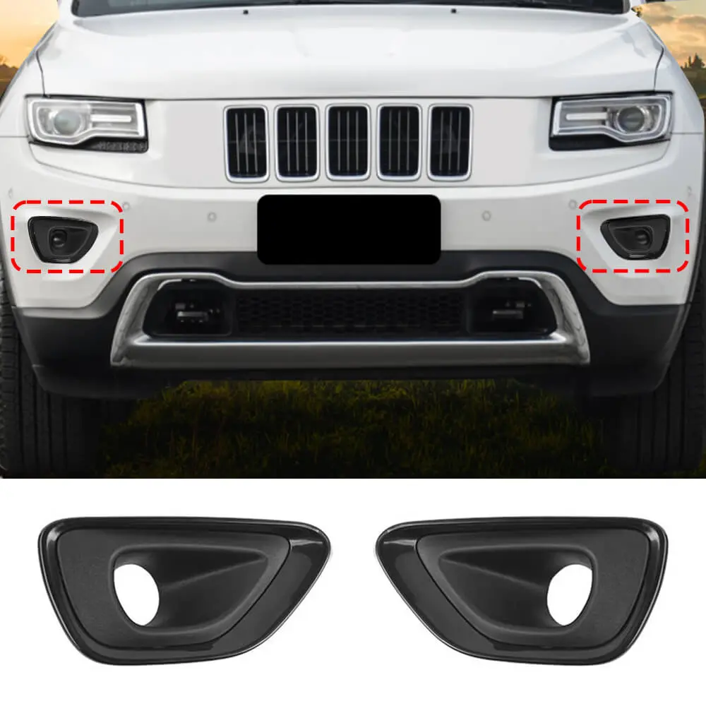 For 2014-2016 Jeep Grand Cherokee WK2 Original car Front Fog Light Lamp Cover Trim--Original Accessories - Image 12