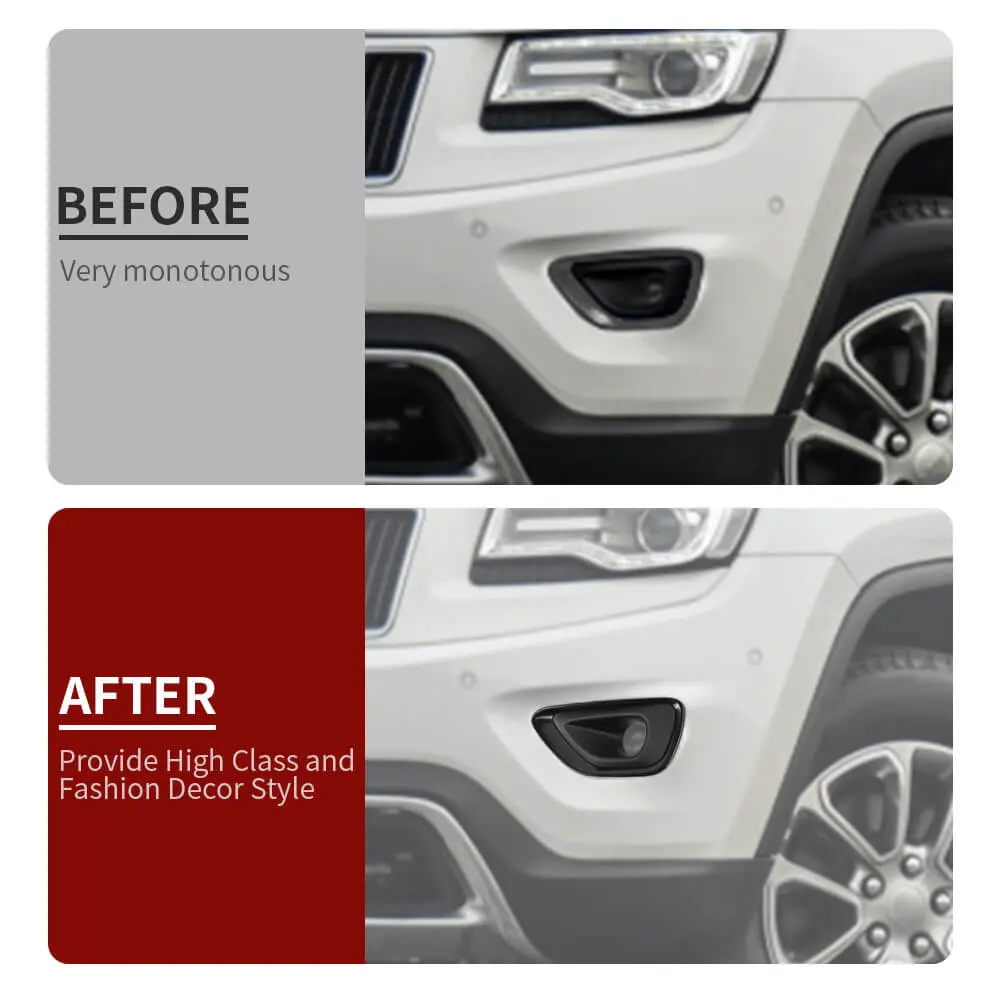 For 2014-2016 Jeep Grand Cherokee WK2 Original car Front Fog Light Lamp Cover Trim--Original Accessories - Image 2