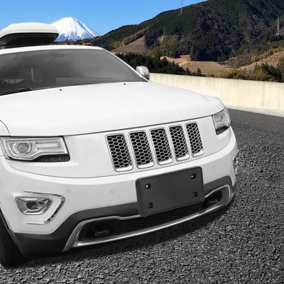 For 2014-2016 Jeep Grand Cherokee WK2 Car Front Bumper License Plate Bracket Holder - Image 5