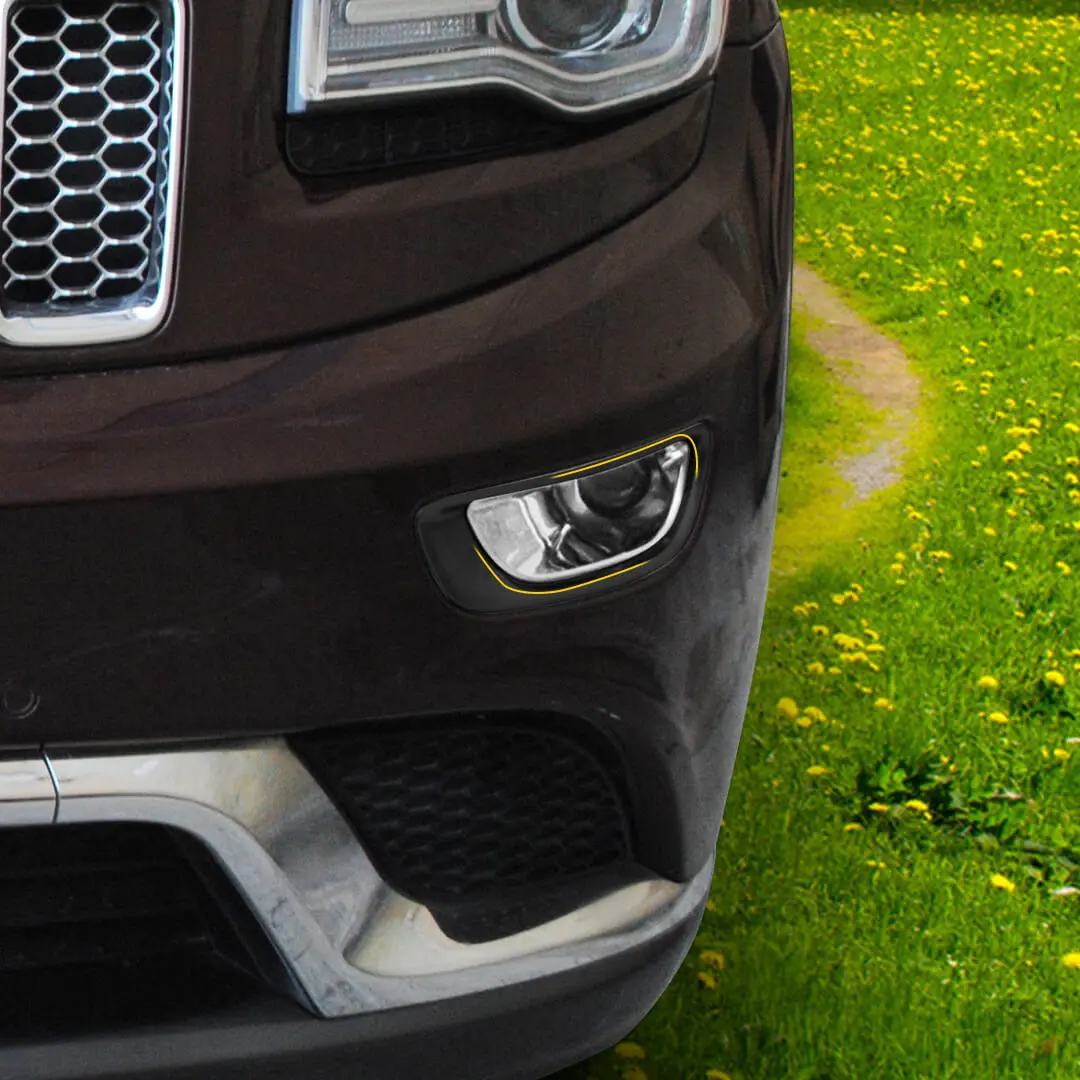 For 2014-2016 Jeep Grand Cherokee WK2 Front Fog Light Cover Lamp Bezel Trim (2 pcs) - Image 5