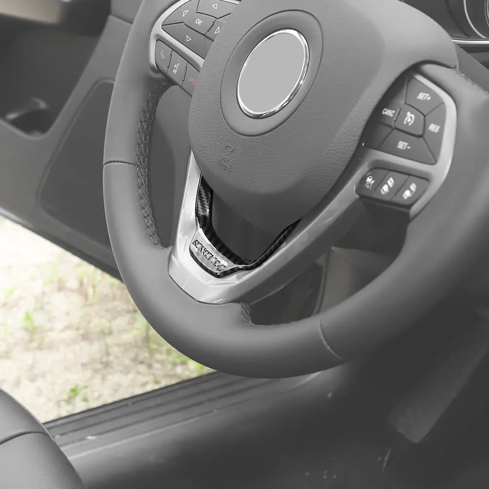 For 2014-2018 Jeep Cherokee 17 x Inner Center Console & Door Trim Kit - Image 4