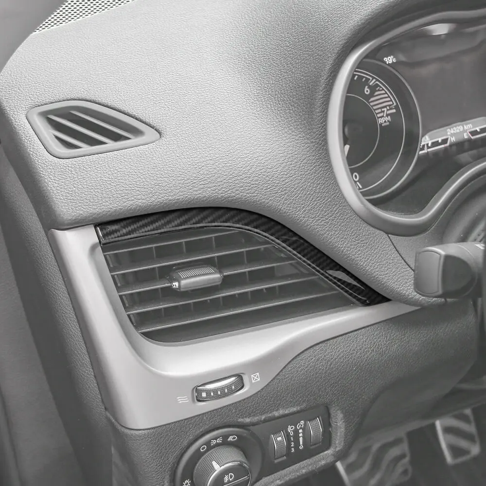 For 2014-2018 Jeep Cherokee 17 x Inner Center Console & Door Trim Kit - Image 8
