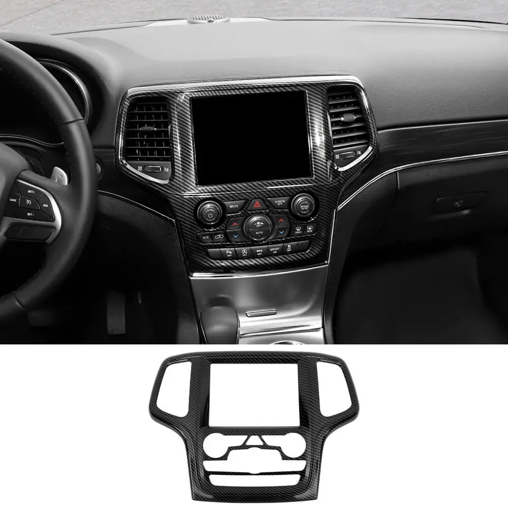 For 2014-2018 Jeep Grand Cherokee WK2 GPS Navigation Panel Trim Cover Bezel