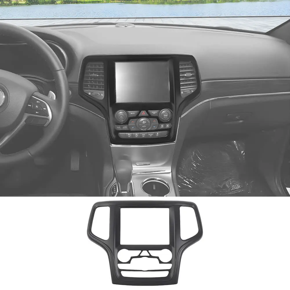 For 2014-2018 Jeep Grand Cherokee WK2 GPS Navigation Panel Trim Cover Bezel - Image 13