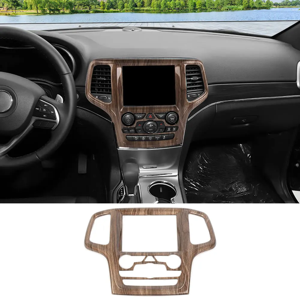 For 2014-2018 Jeep Grand Cherokee WK2 GPS Navigation Panel Trim Cover Bezel - Image 19