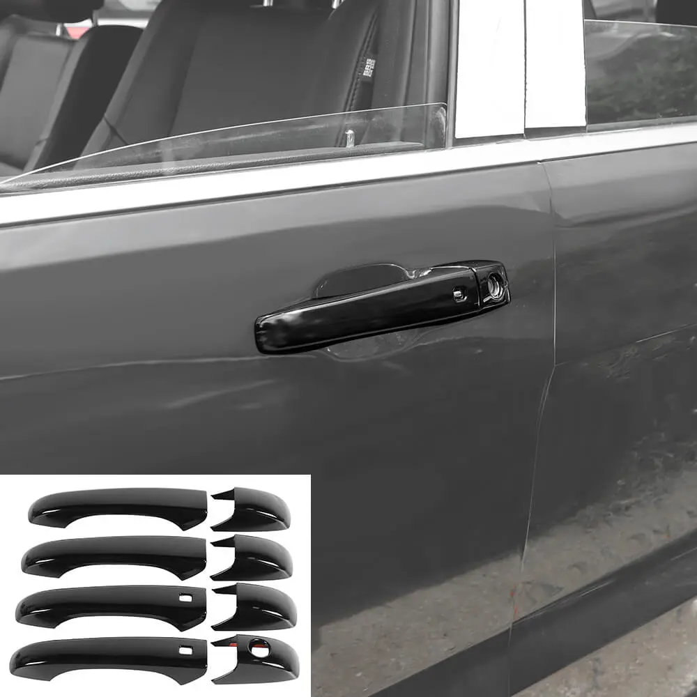 For 2014-2021 Jeep Grand Cherokee WK2 Door Handle Rearview Mirror Tail Light Trim Cover Set Kit - Image 4