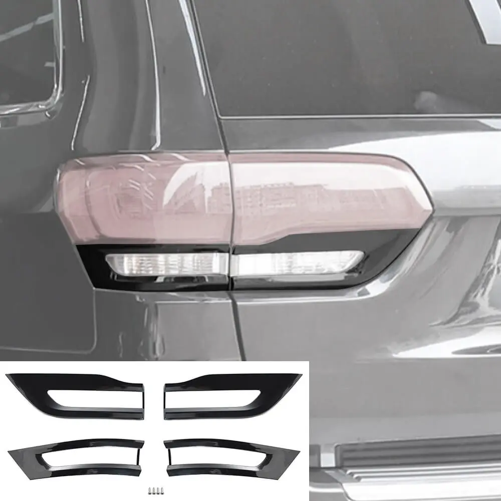 For 2014-2021 Jeep Grand Cherokee WK2 Door Handle Rearview Mirror Tail Light Trim Cover Set Kit - Image 5