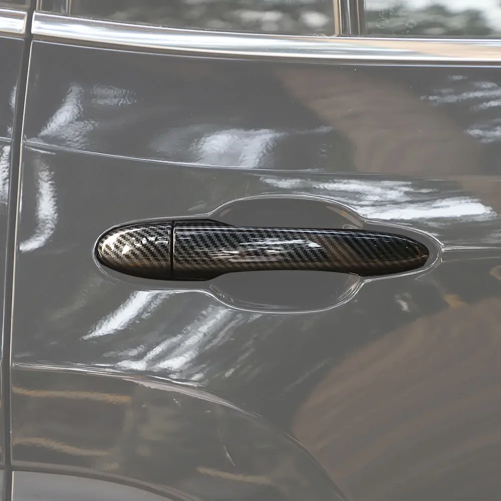 For 2014+ Jeep Cherokee /2017-2025 Compass Rearview Mirror & Door Handle Cover Trim Kit - Image 5