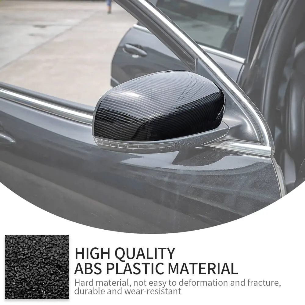 For 2014+ Jeep Cherokee /2017-2025 Compass Rearview Mirror & Door Handle Cover Trim Kit - Image 9