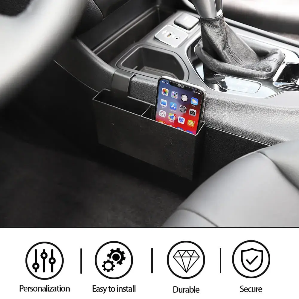 For 2014+ Jeep Cherokee Gear Shift Center Console Organizer - Image 4
