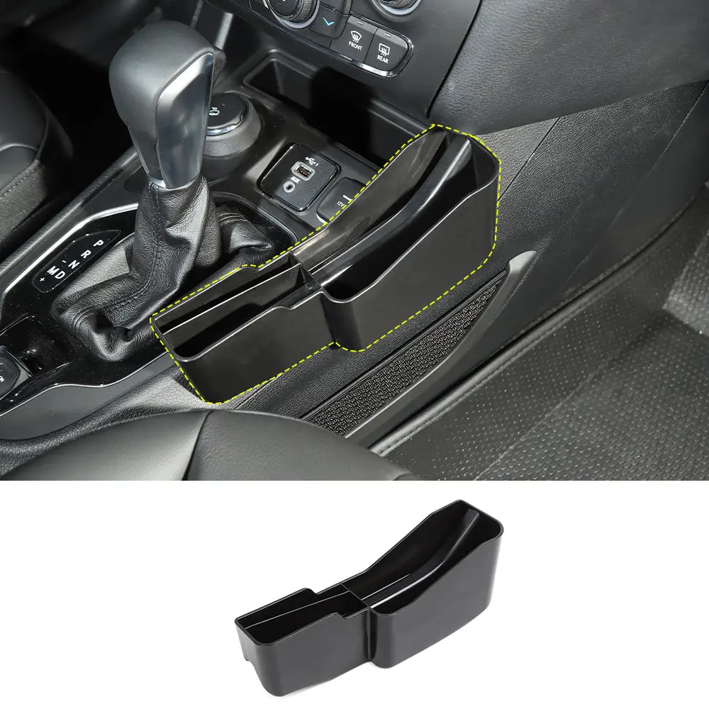 For 2014+ Jeep Cherokee Gear Shift Center Console Organizer - Image 8
