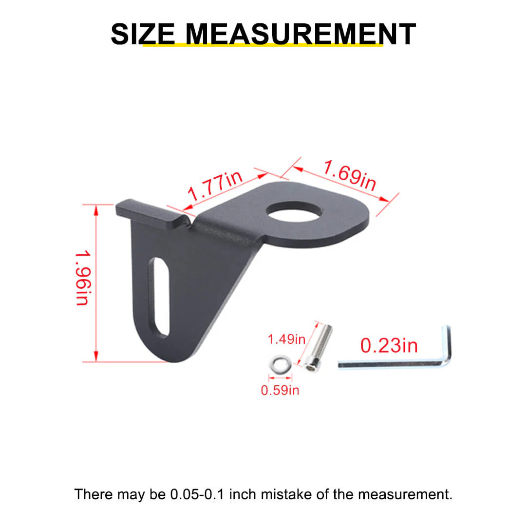 For 2014+ Jeep Wrangler JK JL Side A-pillar Corner Antenna Mounting Bracket Accessories - Image 11