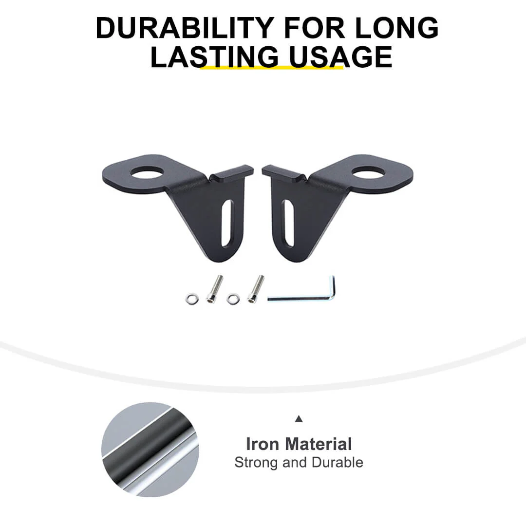 For 2014+ Jeep Wrangler JK JL Side A-pillar Corner Antenna Mounting Bracket Accessories - Image 12