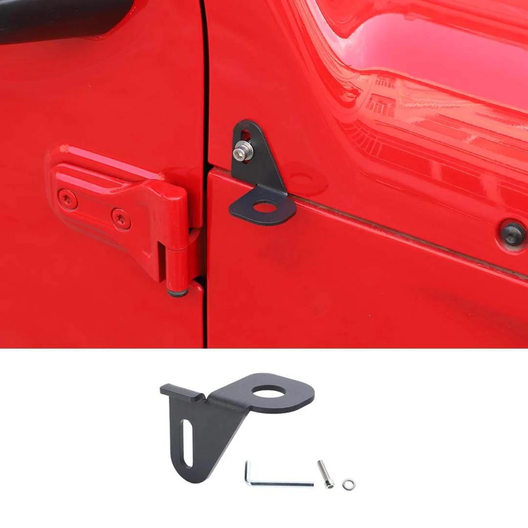 For 2014+ Jeep Wrangler JK JL Side A-pillar Corner Antenna Mounting Bracket Accessories - Image 14