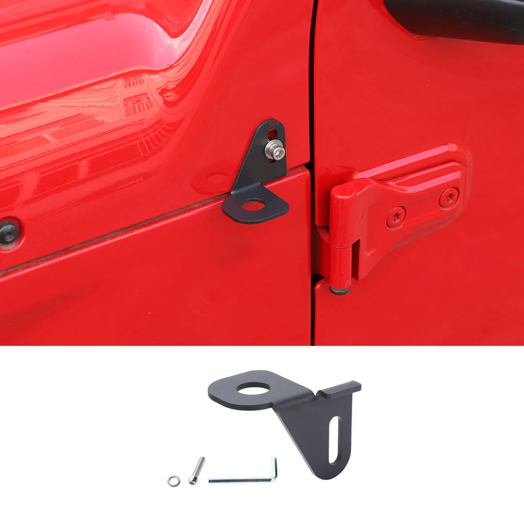For 2014+ Jeep Wrangler JK JL Side A-pillar Corner Antenna Mounting Bracket Accessories - Image 15