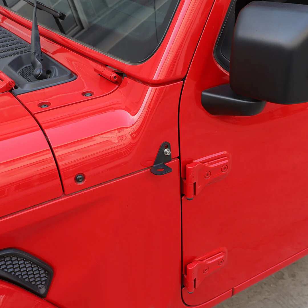 For 2014+ Jeep Wrangler JK JL Side A-pillar Corner Antenna Mounting Bracket Accessories - Image 3